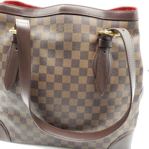 100% Authentic Louis Vuitton Hampstead MM Damier Ebene Tote Bag 700-71421 - Picture 6 of 16